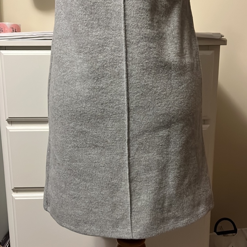 Zara gray short sleeve tight weave dress, new, small - Picture 6 of 11